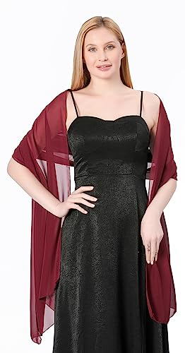 FAIRYGATE Schlauchschal Damen Schal Bunter Schal Pashmina für Hochzeit Abendveranstaltung Zeremonie Party A0420
