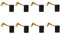 8Pcs carbon brushes Replacement Parts For Makita CB318 CB330 CB340 CB314 CB315 9560CV 9563CV 9565CV Angle Grinder