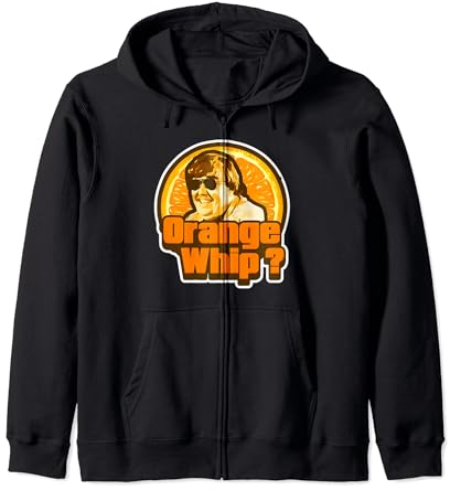 Fouet orange drôle style vintage Sweat à Capuche
