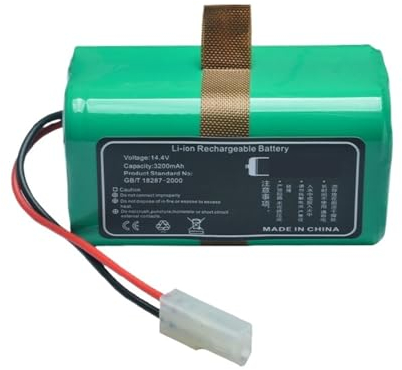 KurOto 4S1P 14,4 V 3200 mAh Li-Ionen-Akku, kompatibel mit XIAOMI MIJIA Mi Robot Vacuum-Mop Essential G1 MJSTG1, SKV4136GL H18650CH R30 R35