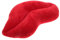 MAGICLULU Rote Lippen Kissen Flauschiges Sofa Kissen Für Zuhause Dekoratives Für Freunde Für Wohnzimmer Und Schlafzimmer