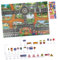 DRESSOOS 1 Satz Spielzeug-Verkehrsmatten Straßenschild Teppich Spielteppich Spielmatte Spielzeuge Verkehrsparkmatte Indoor-Verkehrsspielzeug Cosplay Karte Auto Spielen Kind
