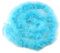 Hrlace 2 Meter Marabu Federboa Natürliche Truthah Feder Boa Flauschige Marabu Boa Feder Girlande Weihnachtsgirlande für DIY Basteln Hochzeit Weihnachten Tanzen Party Dekorationen 16g Blau 3#