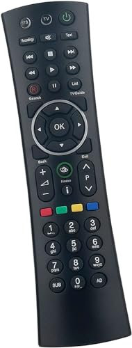 ROLLGAN RM-I08UM RM-108UM Replace Remote Compatible with Humax RMI08UM Remote HDR-1100S HDR-1000S HB-1100S HB-1000S FreeSat TV HDD Recorders