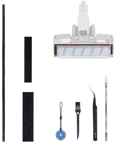 Weiche Plüschstreifen kompatibel mit Tineco A10 A11 Staubsauger Ersatzteile, kompatibel mit Tineco Soft Rollenkopf Zubehör Teile