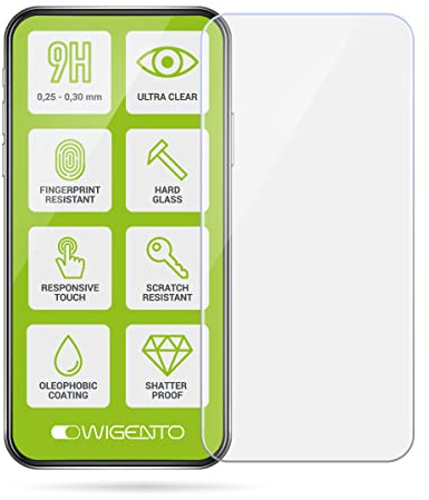 Wigento Für Nothing Phone 2a 2.5D 0,26mm H9 Hart Glas Transparent Tempered Display LCD Folie Panzer Schutz