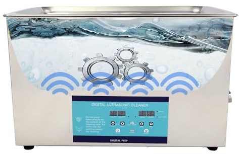 Ultraschallreiniger Ultraschallreinigungsgerät 30L, 600W Heizleistung, 600W Ultraschall-Leistung, 40 kHz, Ultraschallgerät Ultraschallbad für Schmuck, Brillen, Ultrasonic Cleaner