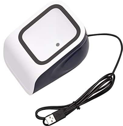 1D 2D QR Scanner di codici a Barre da tavolo Piattaforma Lettore di codici a Barre cablato USB vivavoce Plug&Play Compatibile Con Windows Sistema Android Ampia finestra di scansione per
