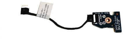 RTDPART Laptop-LED-Platine mit Kabel für Dell Latitude 7280 7380 7290 7390 LS-E121P CAZ10 DC02002LT00 Neu