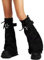 OhMill Gothic Leg Warmer Y2K Baggy Punk Leg Warmers Star Leg Warmers Cute Leg Warmer Denim Leg Warmers Black Leg Warmers Women
