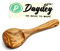 DAGDEG Cuillère à riz en bois d'olivier - Environ 27 cm - Cuillère à légumes - Cuillère de service - Cuillère de cuisine - Spatule à riz - Cuillère à risotto - Environ 27 cm