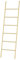 Blanket Ladder, 6-Tier Metal Towel Rack,Freestanding Blanket Rack for Bedroom,Free Standing Wall Leaning Towels Clothes Drying Rack Stand for Living Room Home Decor(50x170cm(20x67inch), Gold)