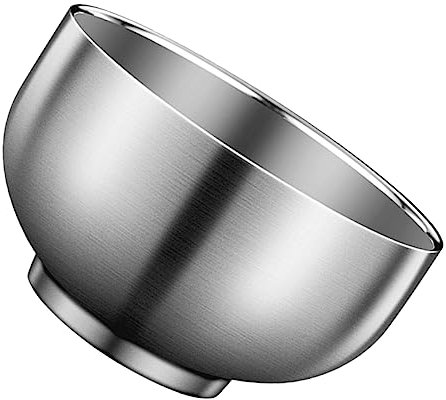 UTHCLO Bol De Sopa De Acero Inoxidable Ensaladera Práctica Para Cocina Para Ramen y Ensaladas Ligera y Duradera