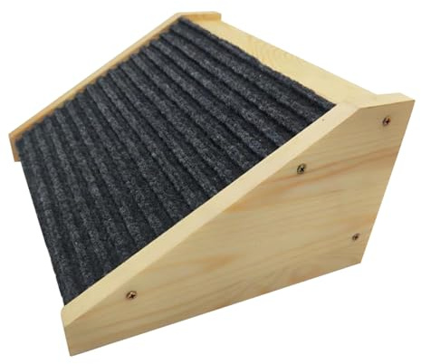 Pruojhw Hunderampe für Treppen, Treppen für Hunde zum Aufstieg aufs Bett, Tragbare Rampe Für Ältere Und Verletzte Tiere, Katzen, Schonende Stufen Für Couch, Sofa, Wohnzimmer, Schlafzimmer