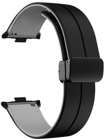 UYSSJTGAZ Cinturino in Silicone for Redmi Watch 4 Smart Band, Accessorio di Ricambio Mi 8 PRO(Black Gray,for Mi Band 8 PRO)