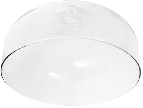 Cabilock Mikrowellen Glasabdeckung 10 Zoll Spritzfest, Kuppel für Speisen | Hitzebeständiges Glas, Spülmaschinengeeignet, Anti Spritz Design, Küche und Mikrowellengaren