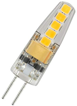 Crompton Lamps LED G4 Capsule 2W G4 12V (10W Eqv) 4000K Cool White Clear 200lm (10W Eqv) G4 12V Replacement Silicon Light Bulb