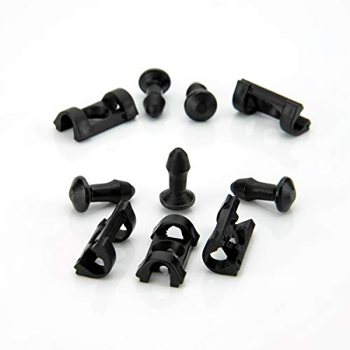 LST 10 teiliges Set Beplankung Stoßleisten Befestigung Clips W126 S126