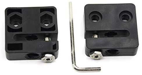 Befenybay 2PCS Anti-Spiel-Mutter 8 mm Durchmesser Leitspindelmutter, Leitspindel bewegt sich 8 mm in einer Umdrehung für CNC- und 3D-Drucker (2 mm Abstand 8 mm Kabel)