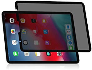 Thorani Filtre de confidentialité pour Apple iPad Pro 12.9 (2022, 2021, 2020, 2018) format paysage - Film en verre trempé mat, fin et sans bulles avec filtre de confidentialité, Paysage