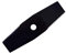 TF Cortador de Malas Hierbas de Metal y Cuchillas de Desbrozadora de 2 Dientes, Negro, 305 mm x 90 mm