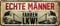 Blechschilder Lustiger Spruch “Echte Männer Fahren LKW“ Güterfernverkehr Kraftfahrzeug Fahrer Deko Schild Metallschild Garage Werkstatt Hobbyraum Humor Geschenkidee 28x12 cm