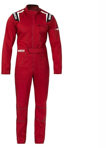 Sparco 002020RS3L, Mecanico MS-4 T L, Rot, Unisex, Erwachsene, mehrfarbig, 42/50 EU, Bunt