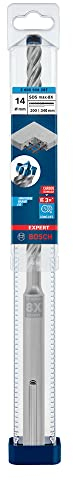 Bosch 1x EXPERT SDS max-8X Hammer Drill Bit (for Soft stone, Hard stone, Ø 14.00 mm, Professional Accessory Rotary Hammer Drill)