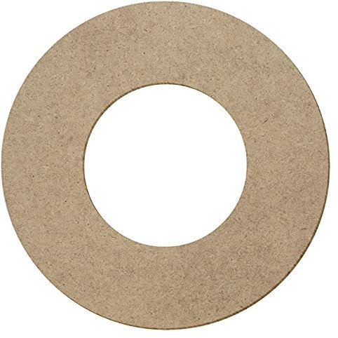 MDF Loch-Ring-Scheiben - Basteln Deko 5-40cm, Außendurchmesser:12cm Außendurchmesser, Innendurchmesser:1cm Innendurchmesser