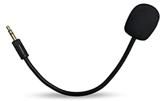 Replacement Game Mic for Razer Electra V2 Gaming Headset on PS4 PS5 Xbox One PC, 3.5mm Detachable Boom Microphone