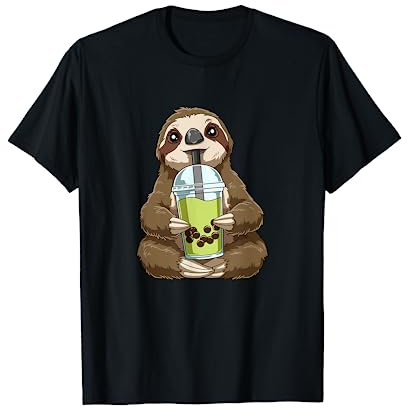 Bubble Tea Faultier Boba Tee T-Shirt