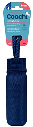 Coachi Canvas Training Dummy, schwimmt, weites Werfen, klassisches Apportierspielzeug, Jagdhund- und Welpentraining. Hundezubehör. Für kleine Hunde und Welpen