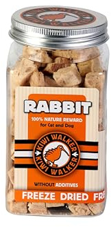 Freeze Dried Treats for Dogs | Various Flavours | Kiwi Walker - Grab some treats for your furry friend today! (Standard, Rabbit)