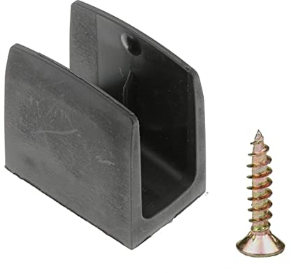 cyclingcolors clip bloqueur de manivelle volet roulant noir support guide manette plastique 15mm - 18mm universel fenêtre mur à visser