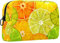 Kosmetiktaschen Make-up-Taschen für Frauen, kleine Make-up-Taschen ReisetaschenLimetten Orangen Frucht