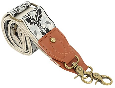 Vintage Embroidered Camera Strap 47in, Bohemian Style Thickened Floral Pattern Camera Neck Shoulder Strap for Digital SLR Cameras