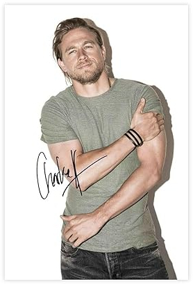 Filmschauspieler – Charlie Hunnam Leinwand-Poster, Wandkunst, Dekordruck, Bild, Gemälde für Wohnzimmer, Schlafzimmer, Dekoration, ungerahmt, 30 x 45 cm