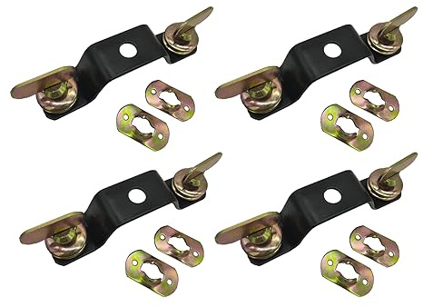 M9LZY Moving Head Light Bridge Connector Truss Clamp Bracket, Quick Lock, 12 mm Aperture Diameter, 220 lb Load Capacity 4 Pack