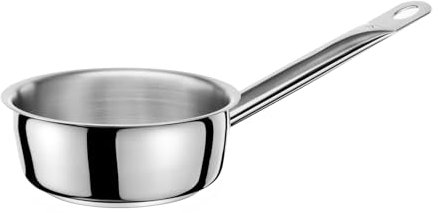 TOMGAST EXCLUSIVE Instant Pot Durchmesser 28 cm | Fassungsvermögen 10 l, Höhe 17,5 cm | Hochglanzpolierter Edelstahl | Ergonomischer Griff | Geschichteter Boden | Induktion | Spülmaschinenfest