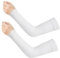 Arm Sleeves,Gaming Sleeve,Sleeves To Cover Arms UV Protection,Arm Compression Sleeves For Women,Tattoo Sleeves For Men,Cycling Leg And Arm Warmer Sun Protection,White Running Volleyball Sleeves