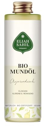 ELIAH SAHIL Bio Mundöl 100ml | Ayurvedisches Ölziehen für gesunde Mundflora | Entgiftend & zahnfleischstärkend | Kaltgepresstes Waschnusssamenöl | Vegan & bio-zertifiziert | 6er Pack