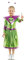 Partilandia Costume da alieno verde e viola per bambina da 5 a 6 anni