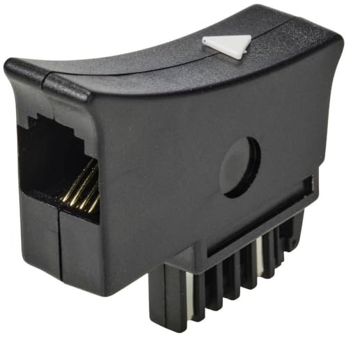 Renkforce Phone Adapter [1x TST-Pin - 1x RJ11 männlich 6p4c] Schwarz