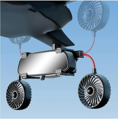 CMLGWL ventilatoren für auto 1pc Geräuscharm Bequem Bürstenlosen Motor Automotive Rückspiegel Fan USB Powered Auto Liefert Auto Ventilator