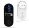 Combined Natural Gas and Carbon Monoxide Detector, 4 in 1 Carbon Monoxide Alarm, Fahrenheit (°F) and Humidity, Propane, Methane, Gas Detector and CO Detector for Home,