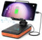 JTEMAN Bluetooth Speaker Phone Stand with Power Bank,Portable Foldable Charging Speaker Stand,Birthday Gifts for Men and Women Tech Gadgets