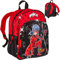 alles-meine.de GmbH Kinder - Reiseartikel & Taschen Verschiedene Artikel frei wählbar_Kinder Rucksack Miracul. - Ladybug und Cat Noir Tasche - wasserfest & beschichtet - K..