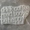 Horseneon Drink Coffee Read Book Be Happy Neon schild Kaffee Leuchtreklame Buch Lesen Neonlichter Buchstaben-Neonschilder für die Wand Kaffeeschilder für Schlafzimmer Bar Café Zimmer Küche