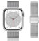 JINPXI Bracelet de rechange en acier inoxydable pour Apple Watch 38-40-41-42 mm Bracelet en maille milanaise avec double boucle de sécurité pour Apple Watch, gris, Universal, Milanais