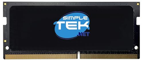 SIMPLETEK - Modulo RAM DDR4 SODIMM 32 GB 3200 MHz CL22 1,2 V non‑ECC, formato notebook/AIO
